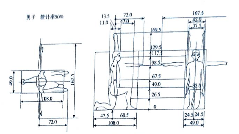 湖南室內空間設計中人體與動作空間概述最新1